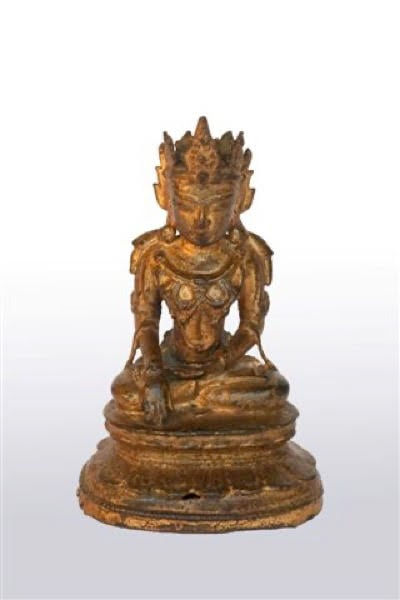 Bronze Statue of Seated Buddha, 16th Century CE