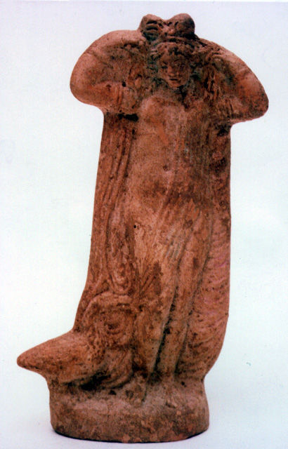 Terracotta Sculpture of Leda and the Swan, 100 CE - 300 CE