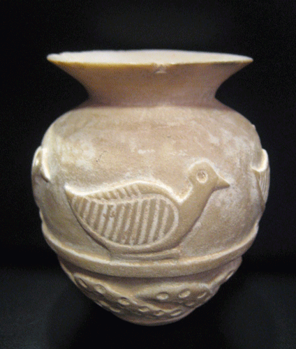 White Stone Jar