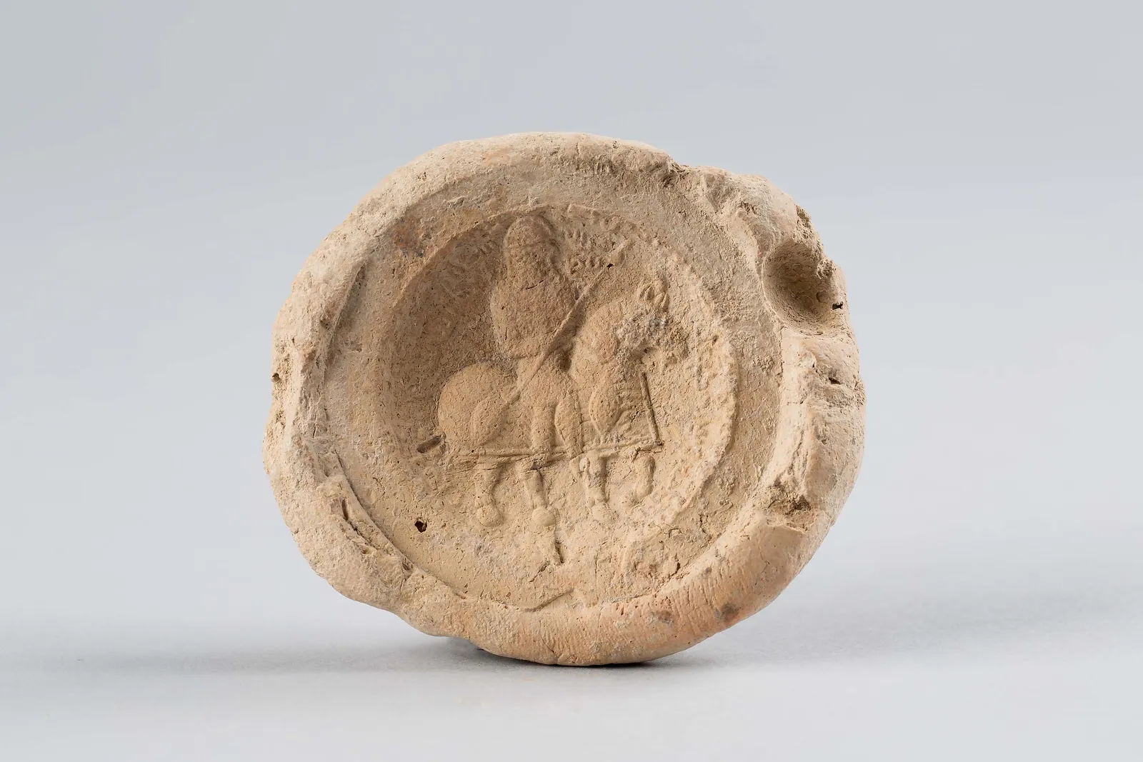 Clay Sassanian Bulla, 200 BCE - 600 CE