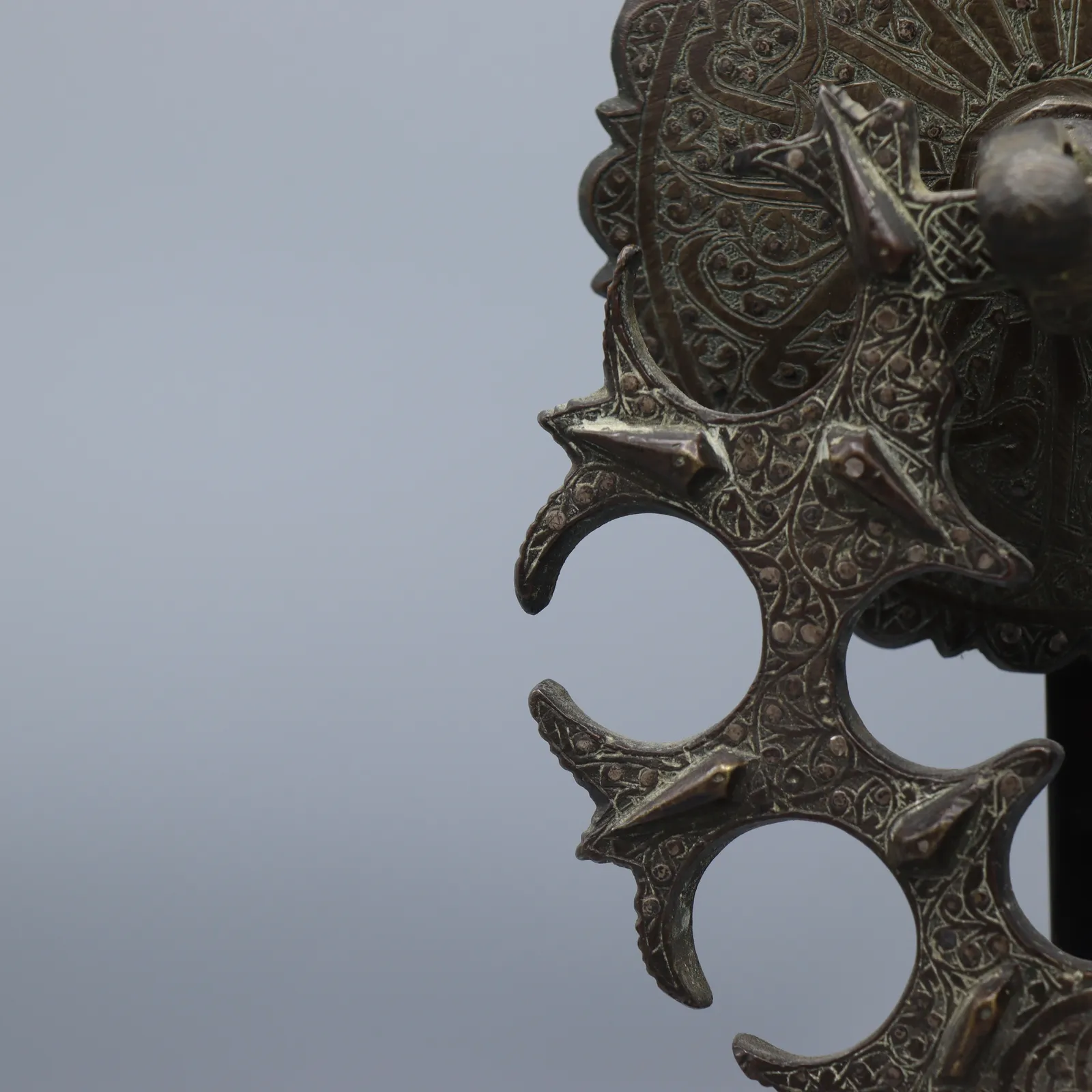 Safavid/Qajar Bronze Door Knocker, 1700 to 1900 CE