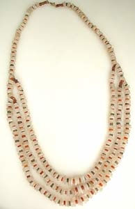 Carnelian, Rock Crystal And Brown Quartz Necklace, 3300 BCE - 2300 BCE