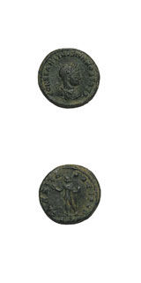 Bronze Follis of Constantine II Struck While Caesar, 316 CE - 335 CE