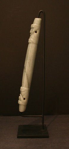 Guanacaste-Nicoya Jade Tubular Vessel, 100 CE - 500 CE