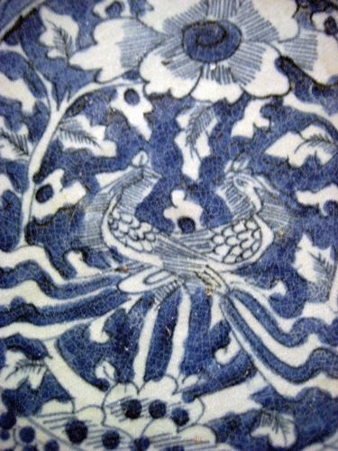 Shallow Blue and White Dish, 14th Century CE - 16th Century CE