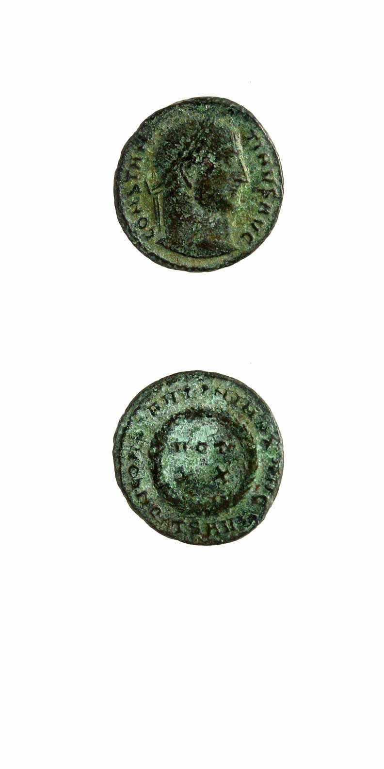 Bronze Coin of Emperor Constantine I the Great, 307 CE - 337 CE