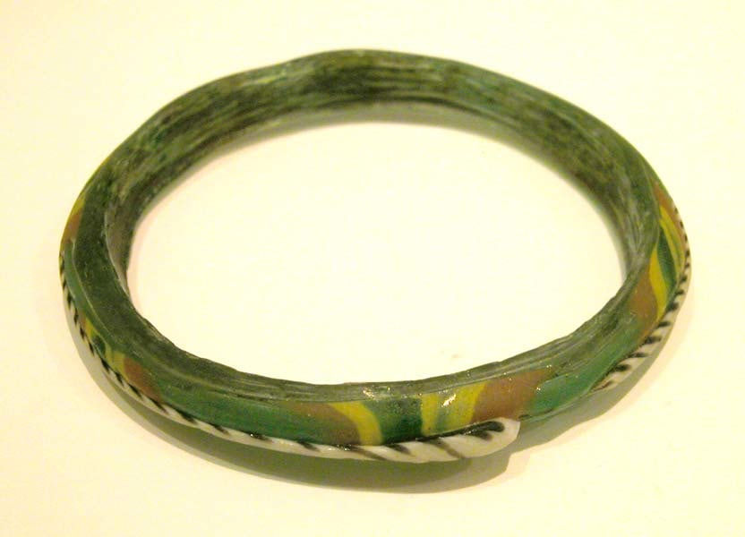 Roman Glass Bangle, 100 CE - 300 CE