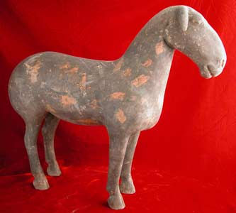 Han Terracotta Sculpture of a Goat, 206 BCE - 220 CE
