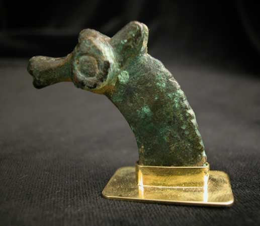 Bronze Fragment of the Head of a Horse, 600 BCE - 500 CE