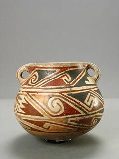 Casas Grandes Polychrome Pot with Stylized Breasts, 1160 BCE - 1260 CE