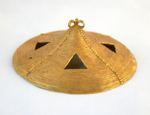 Akan Gold Hair Ornament, 16th Century CE - 20th Century CE