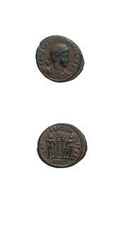 Bronze Coin of Constantine II Struck While Caesar, 330 CE - 337 CE