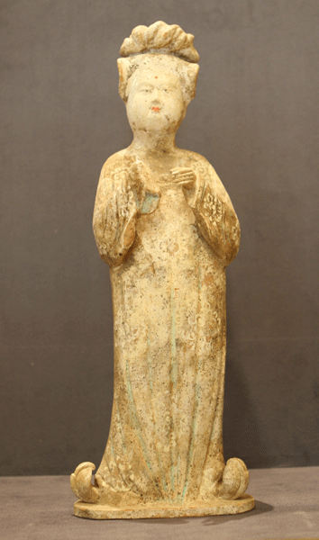 Tang Sculpture of a Fat Lady, 618 CE - 907 CE