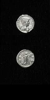 Silver Denarius of Geta Struck While Caesar, 199 CE - 202 CE