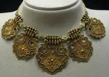 Mughal Gold Necklace, 17th Century CE - 19th Century CE