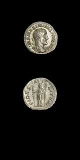 Silver Denarius of Emperor Maximinus I, 235 CE - 238 CE