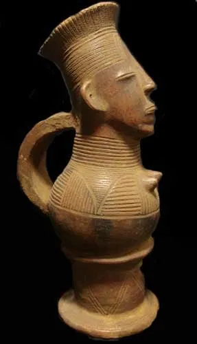 Mangbetu Terracotta Vessel, 1890 CE - 1950 CE