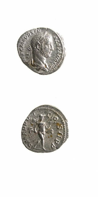 Silver Denarius of Emperor Severus Alexander, 222 CE - 235 CE