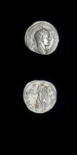 Silver Denarius of Emperor Severus Alexander, 222 CE - 228 CE