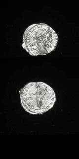 Silver Denarius of Emperor Septimius Severus, 193 CE - 211 CE