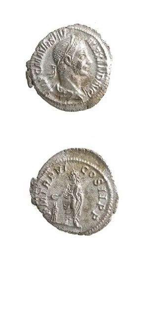 Silver Denarius of Emperor Severus Alexander, 222 CE - 228 CE