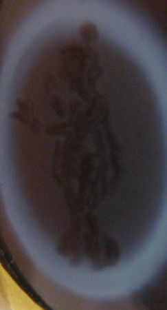 Agate Seal Set in Gold Ring, 100 CE - 300 CE