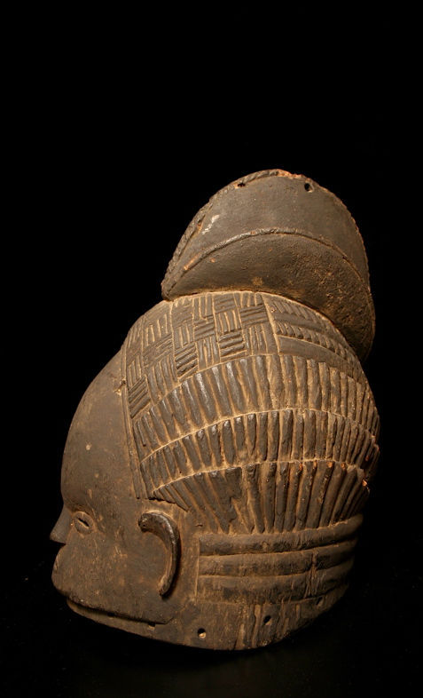 Sande Society Mende Helmet Mask, 19th Century CE - 20th Century CE