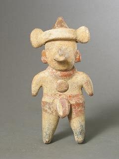 Nayarit Sculpture of a Standing Man, 300 BCE - 300 CE
