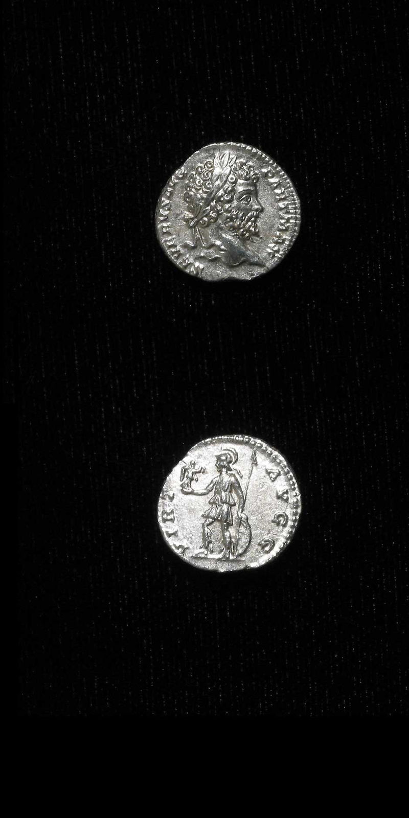 Silver Denarius of Emperor Septimius Severus, 198 CE - 211 CE