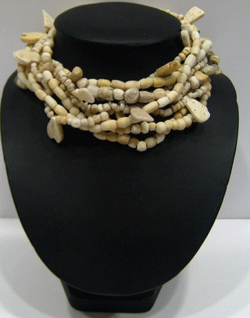 Shell and Stone Bead Necklace with Pendants, 3000 BCE - 2000 BCE