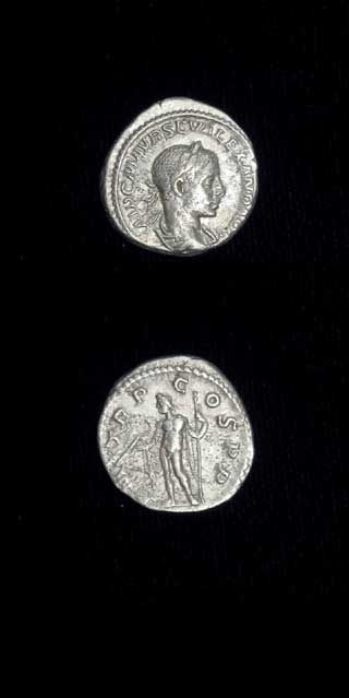 Silver Denarius of Emperor Severus Alexander, 222 CE - 228 CE