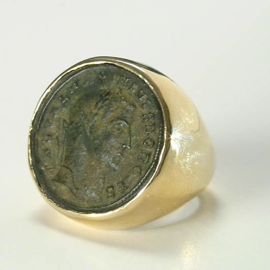 Roman Bronze Coin Depicting Emperor Maximinus I, 235 CE - 238 CE