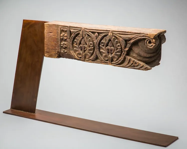 Ottoman wooden carved architectural element