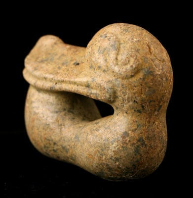 Olmec Stone Sculpture of a Duck, 1200 BCE - 900 BCE
