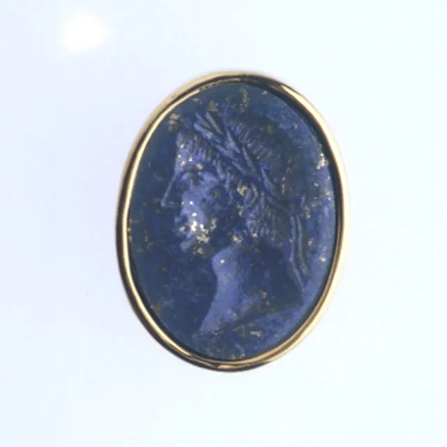 Classical Revival Intaglio depicting the Bust of a Roman Emperor, 1700 CE - 1900 CE