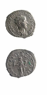 Silver Antoninianus of Emperor Gordian III, 240 CE - 244 CE