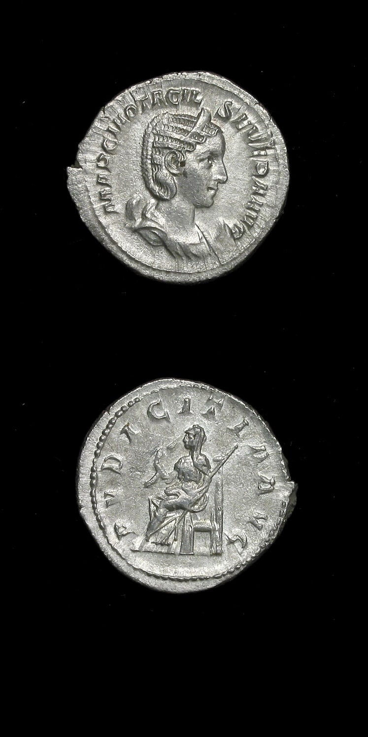 Silver Antoninianus of Empress Otacilia Severa, 244 CE - 246 CE