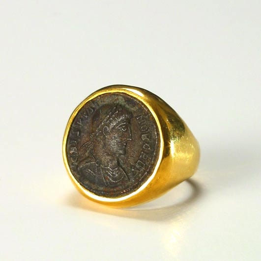 Bronze Coin of Roman Emperor Caesar Crispus, 317 CE - 326 CE