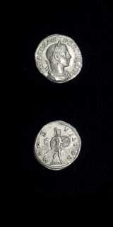 Silver Denarius of Emperor Severus Alexander, 231 CE - 235 CE