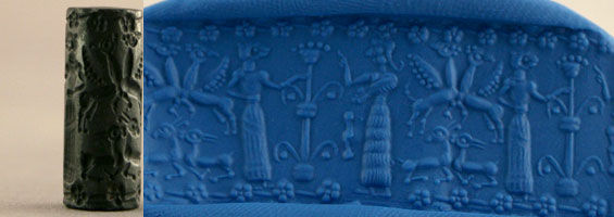 Cylinder Seal, 2000 BCE - 1200 BCE