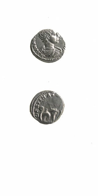 Silver Denarius of Caracalla Struck While Caesar, 196 CE - 198 CE