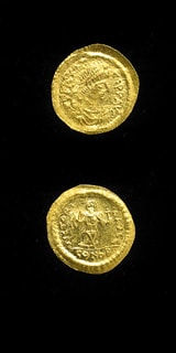 Byzantine Gold Semissis of Emperor Maurice Tiberius, 582 CE - 602 CE