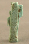 Faience Onuris Amulet, 664 BCE - 30 BCE