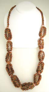 Carnelian, Peridot, Rock Crystal and Brown Quartz, 3300 BCE - 2300 BCE