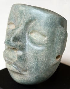 Olmec Jade Mask, 1200 BCE - 600 BCE