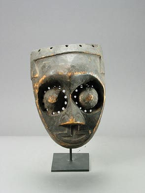 Kuba Wooden Pwoom Itok Mask, 1900 CE - 1930 CE