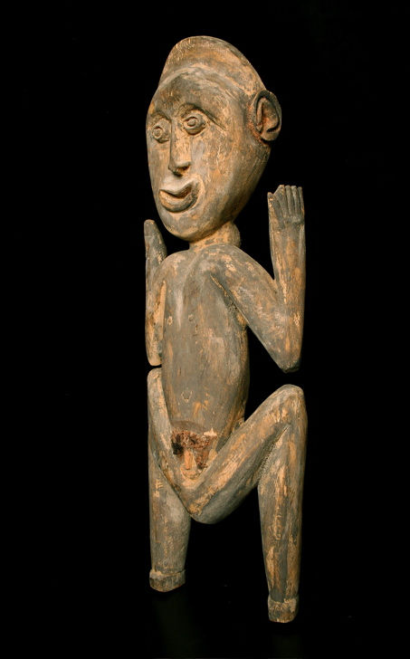 Biwat Wooden Female Figure, 20th Century CE