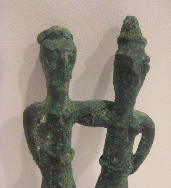 Elamite Bronze Figure of a Couple, 900 BCE - 700 BCE