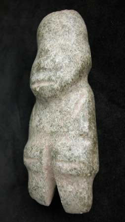 Mezcala Stone Standing Figure, 300 BCE - 300 CE