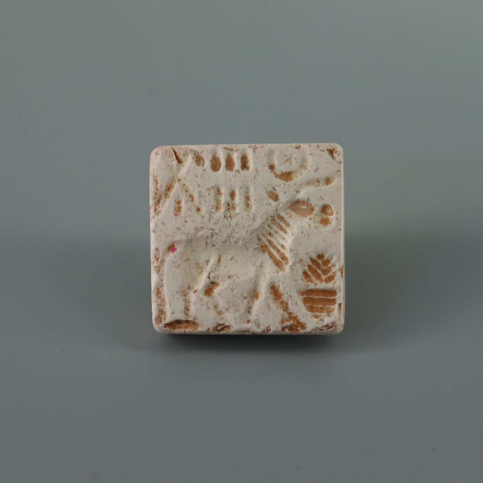 Indus Valley Square Stone Seal, 3000 BC - 2000 BC